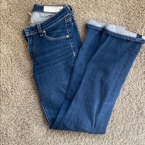 Straight leg rag and bone jeans